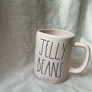 Rae Dunn Jelly Beans Easter Holiday Coffee Mug. NWT. Solid Pink